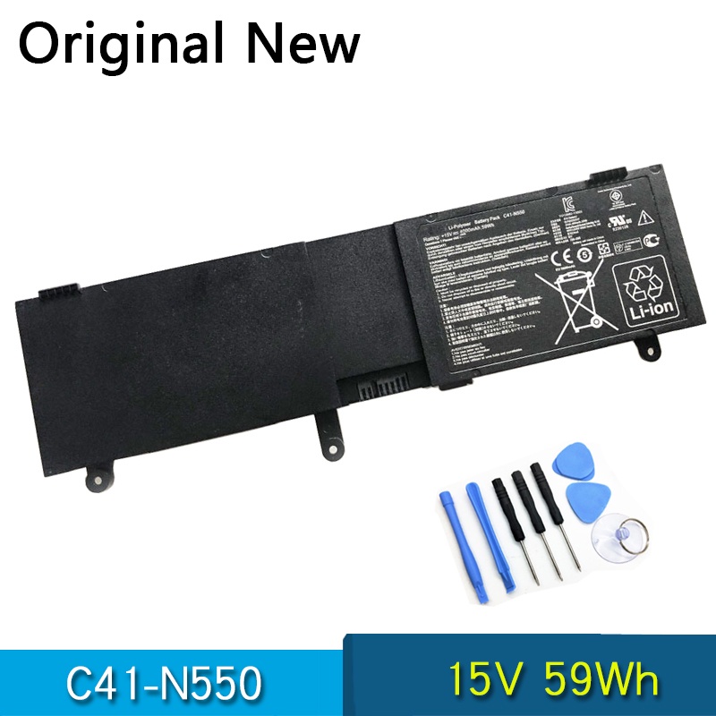 NEW Original C41-N550 Laptop Battery For ASUS N550 N550JA N550JK N550JV ...