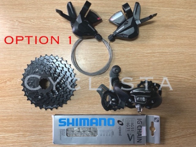 shimano 8 speed groupset