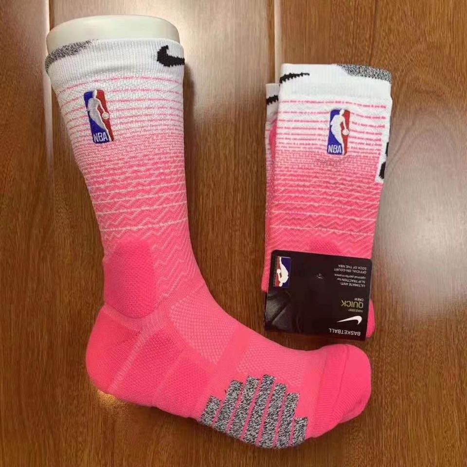 pink nike elite basketball socks