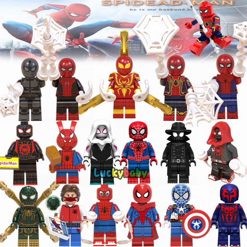 lego spiderman minifigure