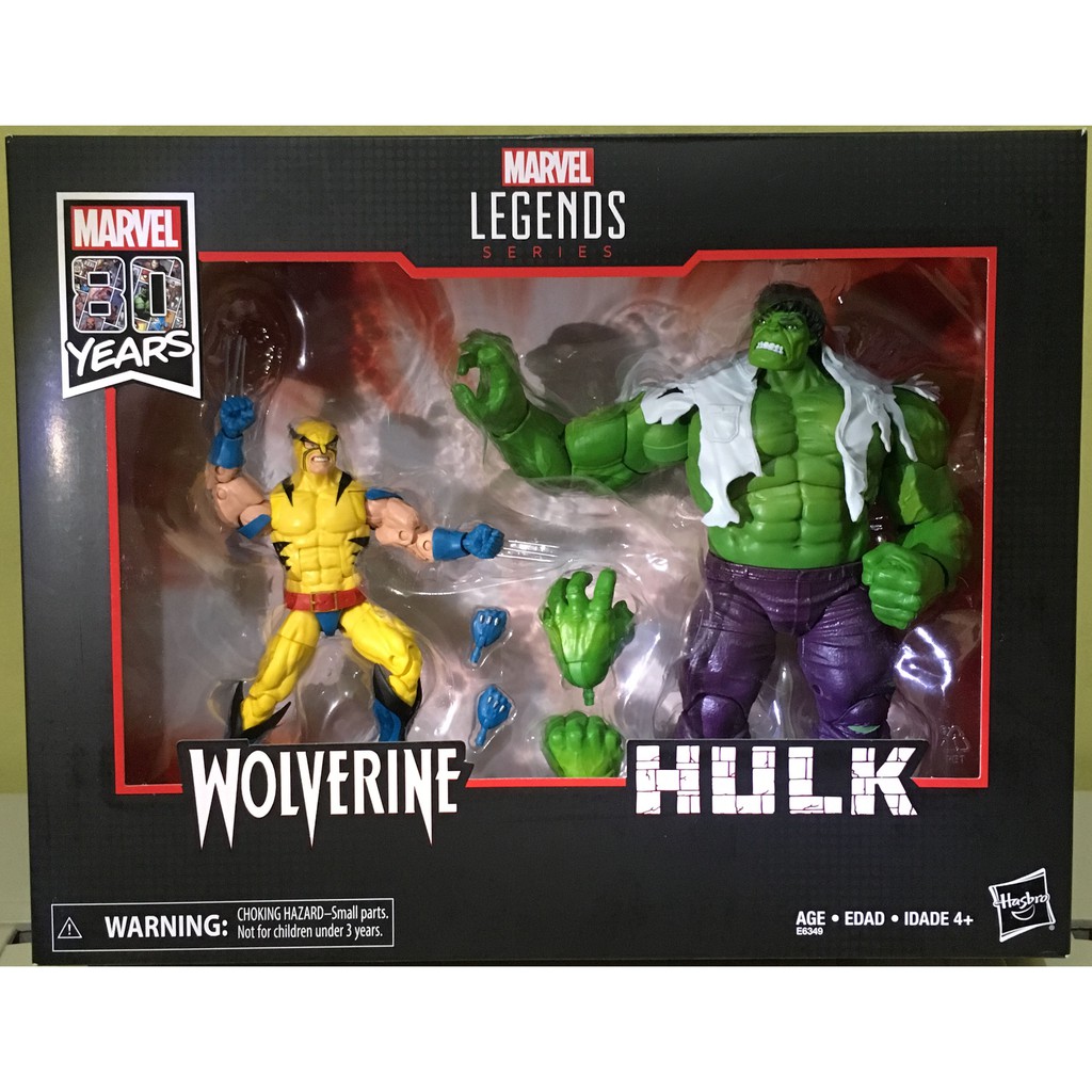 hulk and wolverine 2 pack