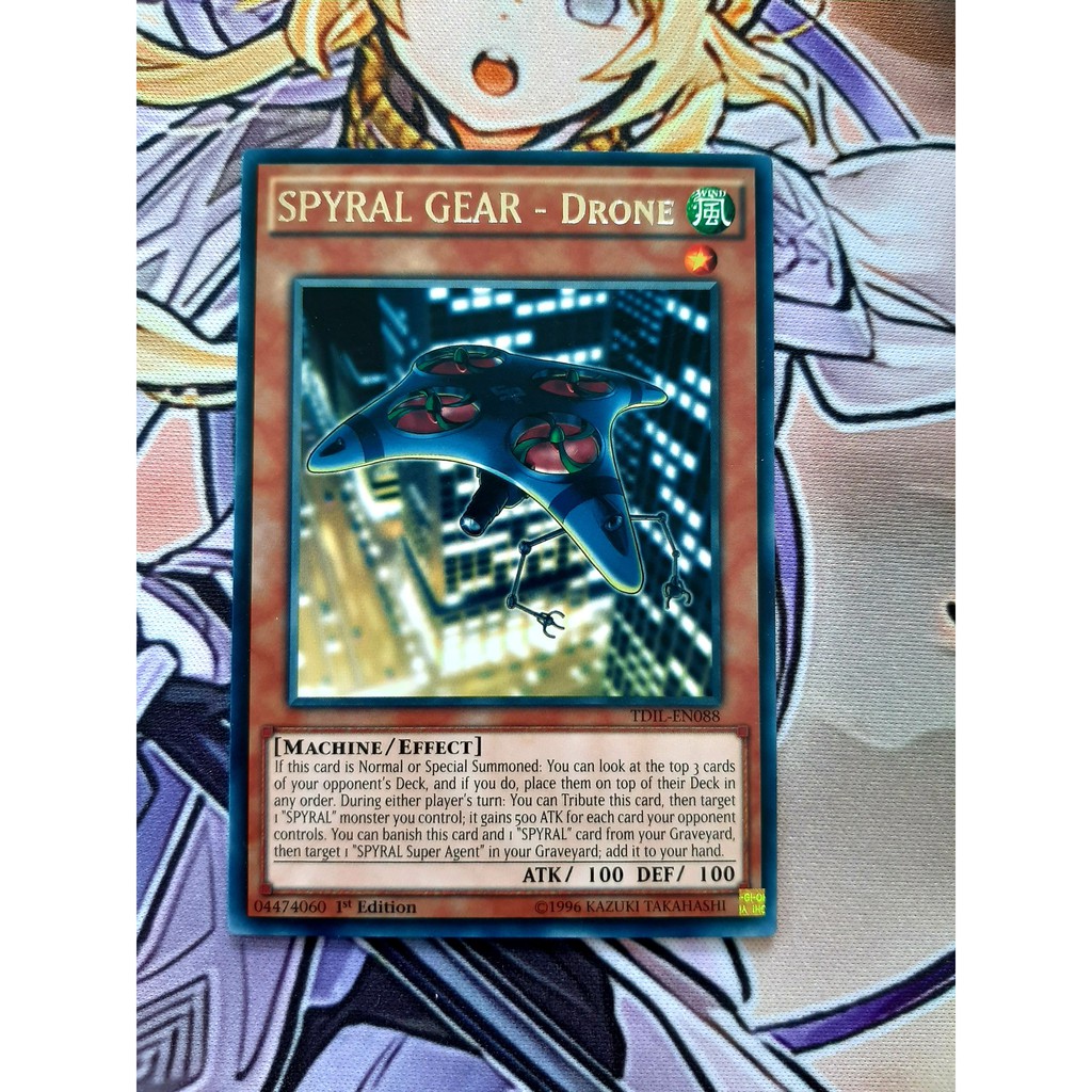 Shaped Shop Yugioh Monster Spyral Gear Drone Tdil En0 Rare 1st Shopee Philippines