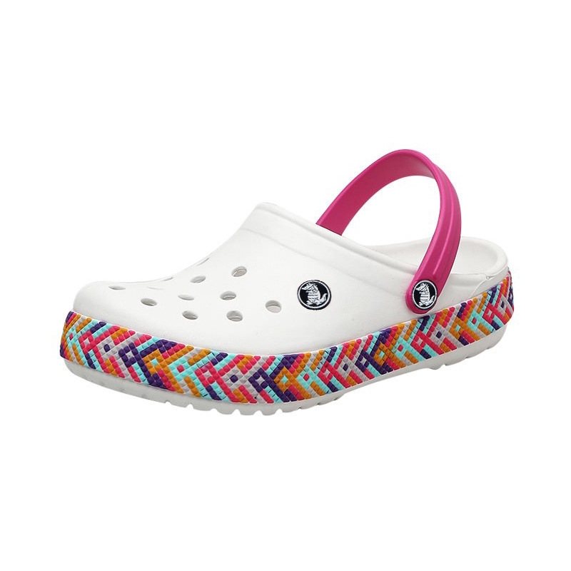 crocs rainbow sandals