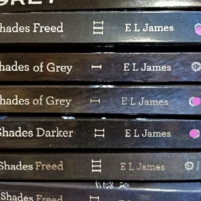 E L James Bestseller Fifty Shades Of Grey Series Softcover Preowned Shopee Philippines