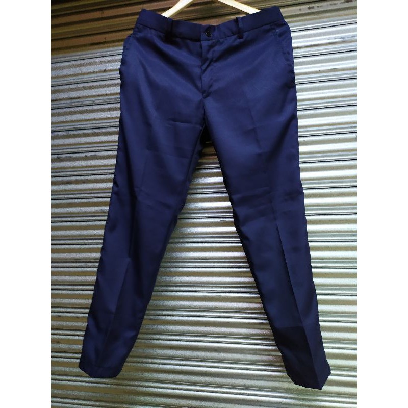 navy blue casual pants