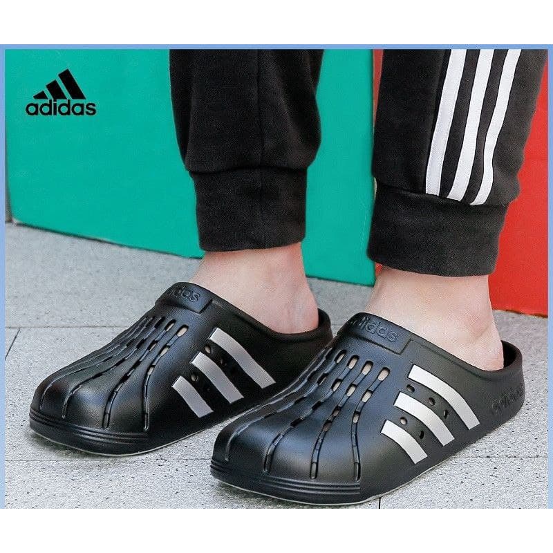 Adidas Crocs Style slipper For Men/Adidas summer hole crocs/for rainy crocs  | Shopee Philippines