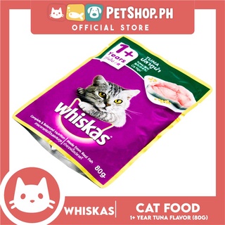 ஐ◑12pcs Whiskas Tuna Pouch Wet Cat Food 80g Tuna Flavour #2