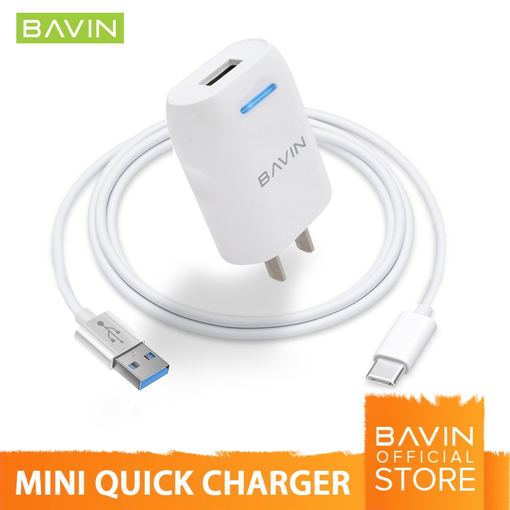 BAVIN Portable Universal USB Mini Travel Charger for Micro iPhone