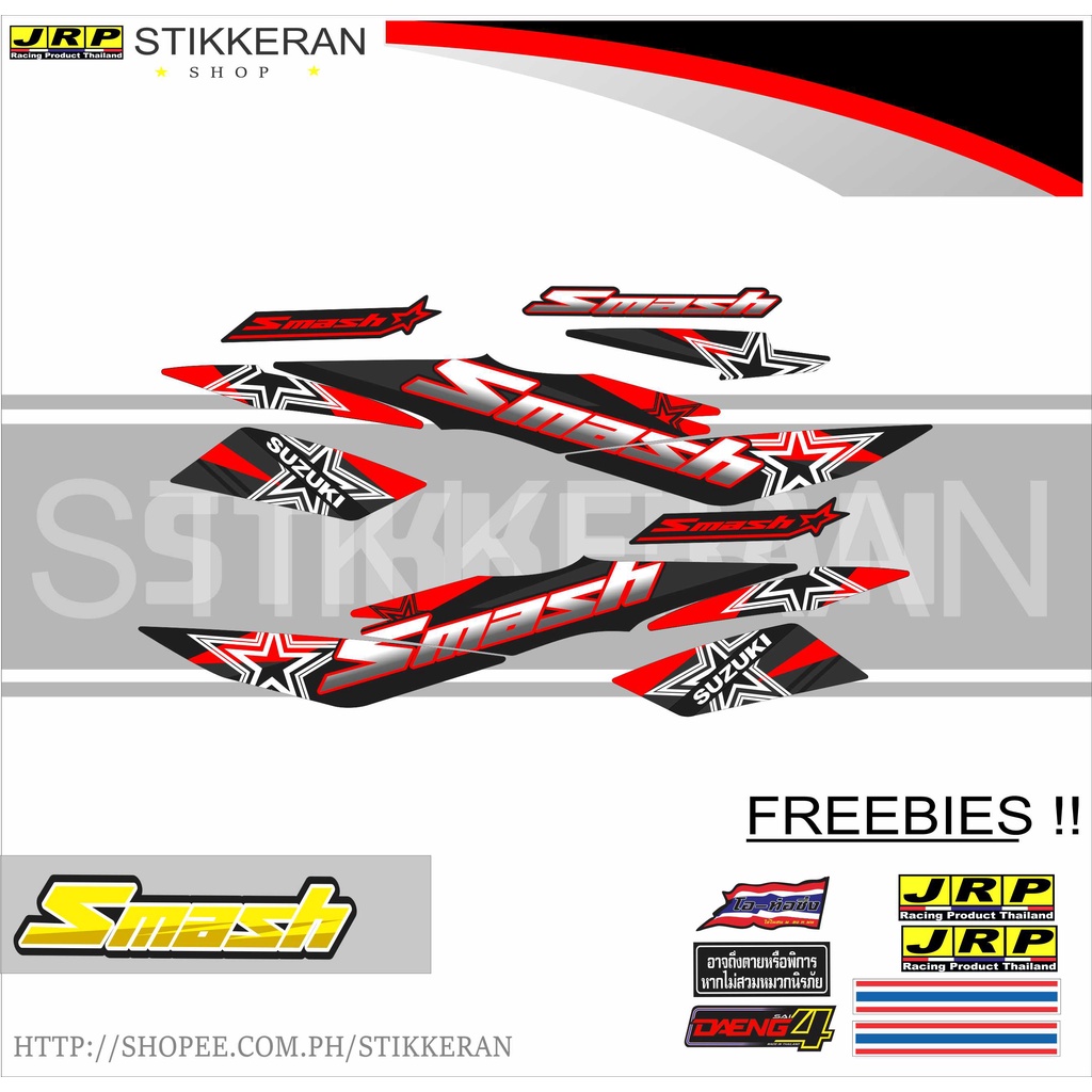 THE NEW SUZUKI SMASH 115 DECALS | Shopee Philippines