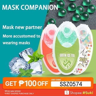 COD KF94 50pcs/box Mask Burst Beads Many kinds fruit flavors available Anti-boring refreshing