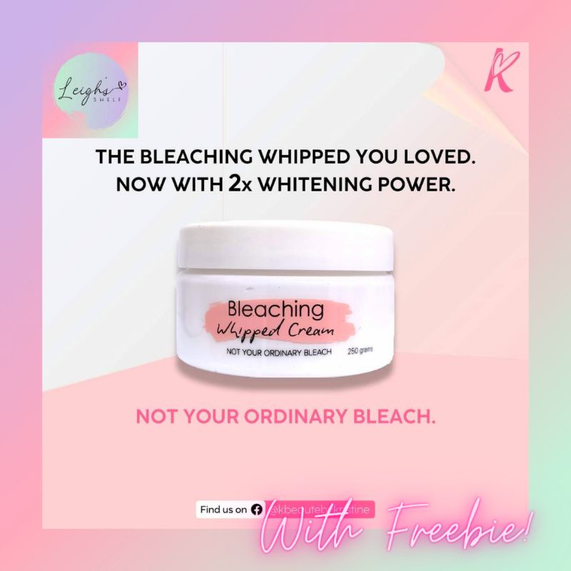 KBEAUTE BLEACHING WHIPPED CREAM Shopee Philippines
