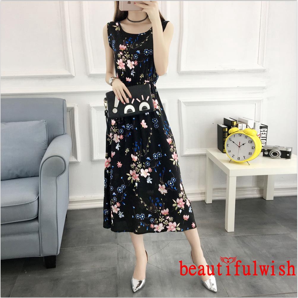 round neck summer dress