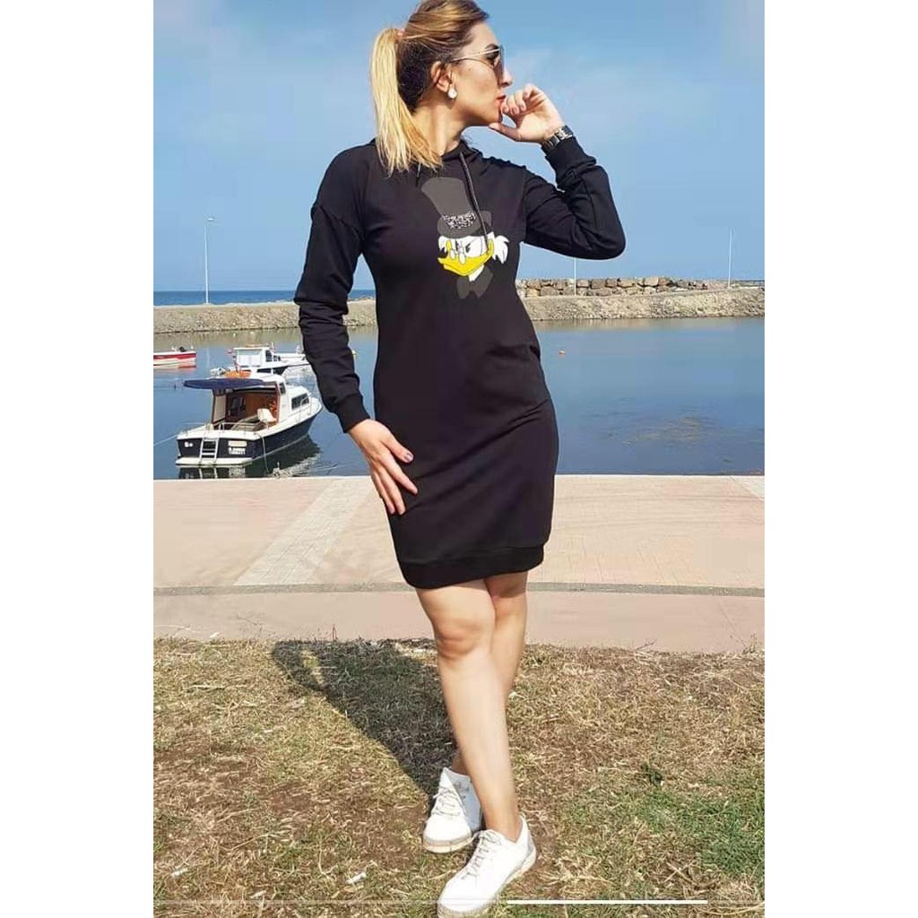 korean hoodie dress