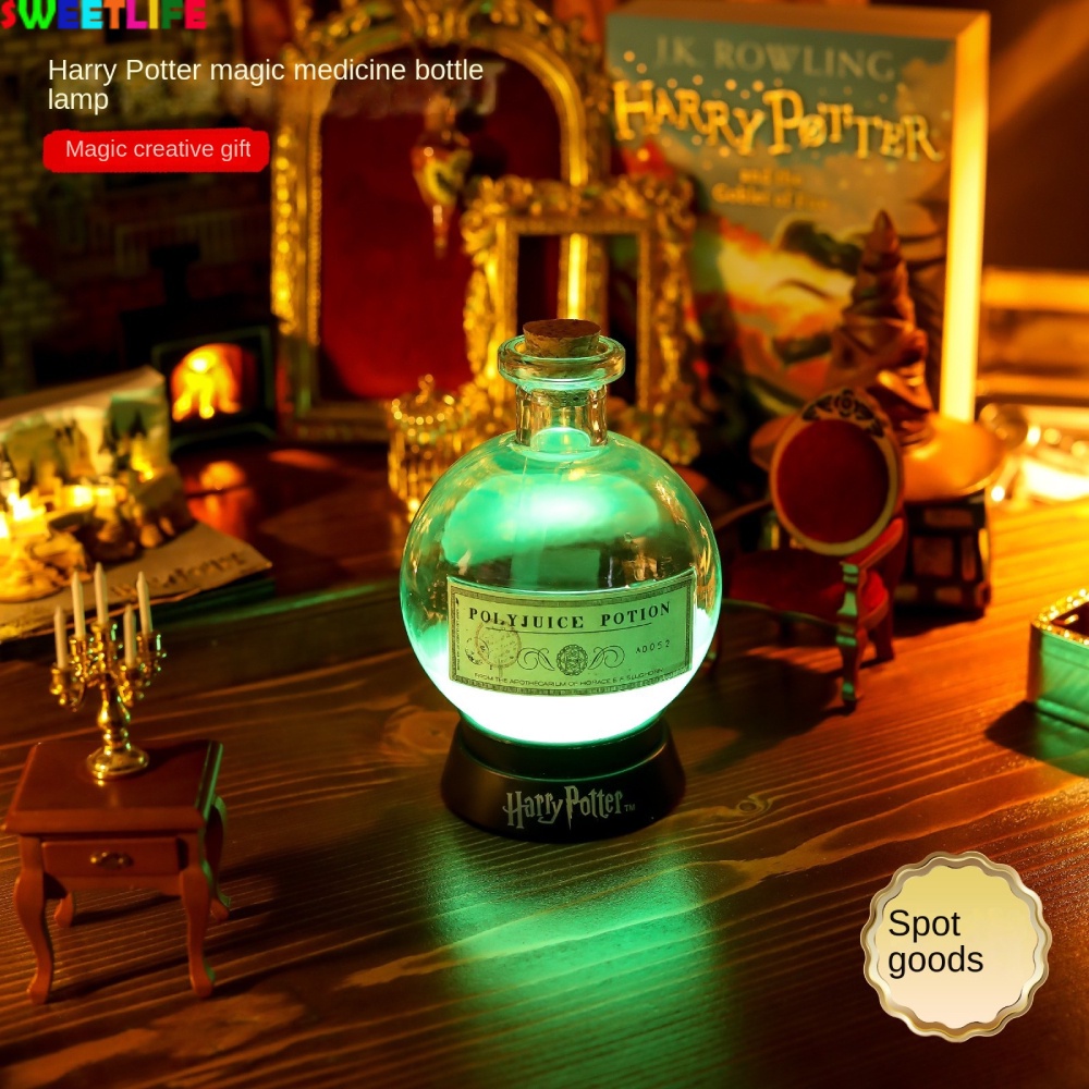 Potion Harry Potter magic lamp video game animation around potion color