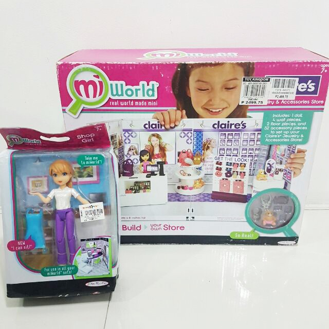 claire's barbie set