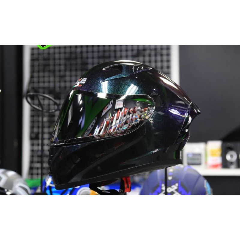 GILLE GTS V1 CHAMELEON FULL FACE DUAL VISOR HELMET | Shopee Philippines