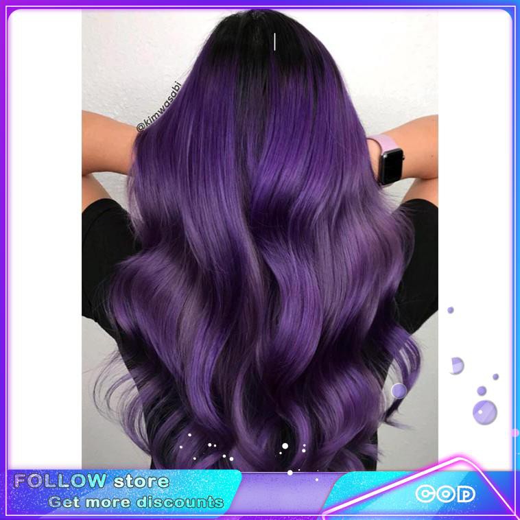 Dark Plum Violet Eggplant Hair Coloring Permanent Hair Color  Violet  Fashion Hair Colorhair colo | Shopee Philippines