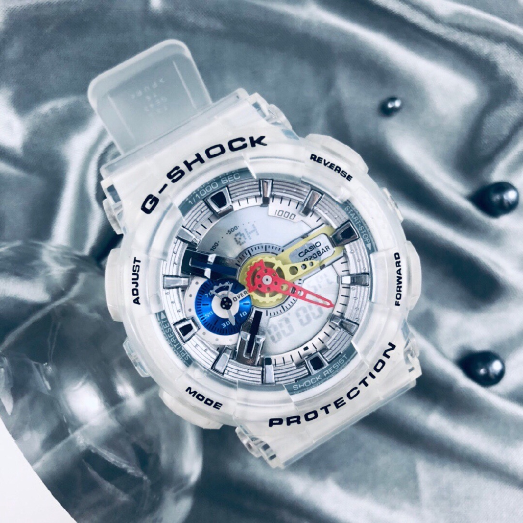 transparent casio watch