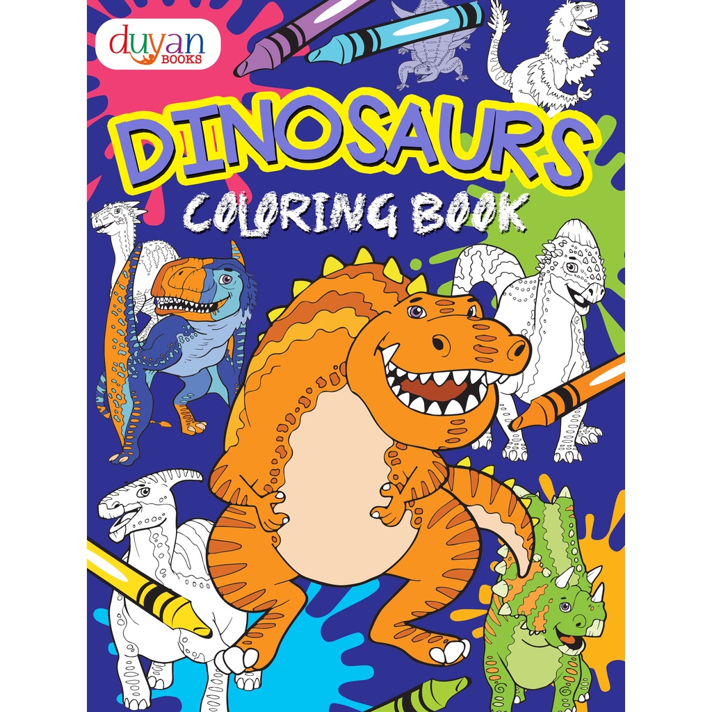 (NEW EDITION!) Dinosaurs Coloring Book - For Kids Ages 10 And Below ...