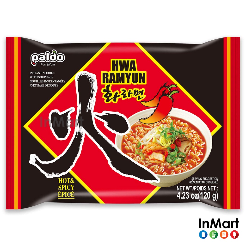 Paldo Hwa Ramyun 120g Korean Eight Dao Instant Noodles Quick Cooked