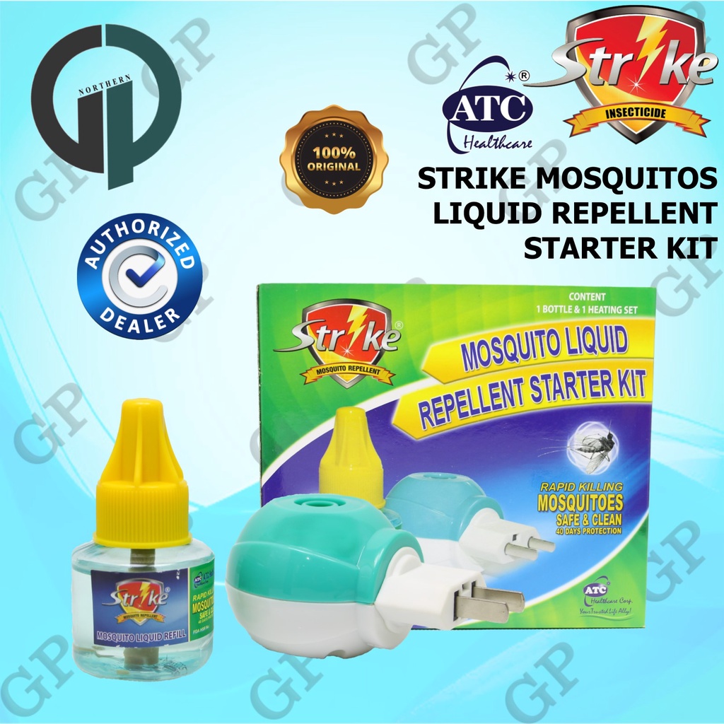 Strike Liquid Mosquito Electric Repellent (Starter KIT) Shopee