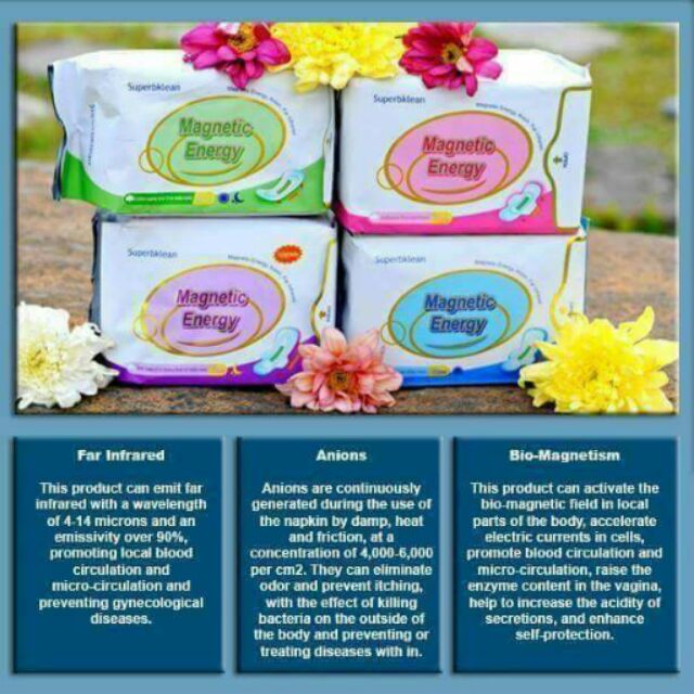 SUPERBKLEAN NAPKIN AND PANTY LINER WITH NEGATIVE ION Shopee Philippines