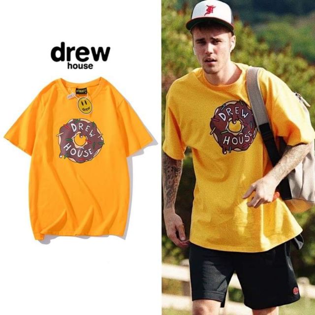 Drew House Donut Justin Bieber Merch Quality Tshirt Shopee Philippines