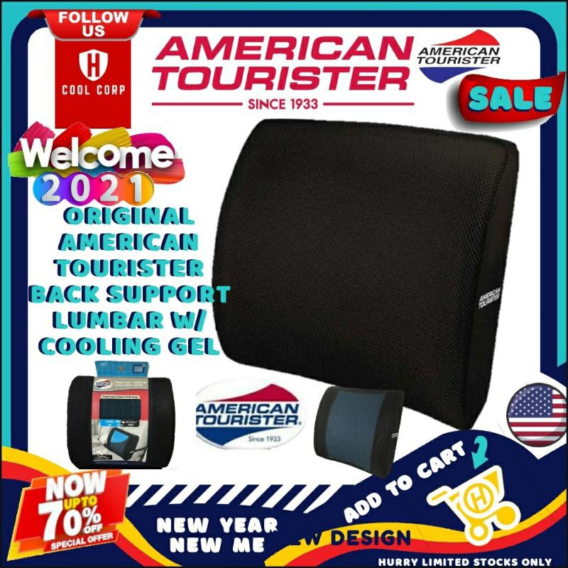 american tourister lumbar support cushion