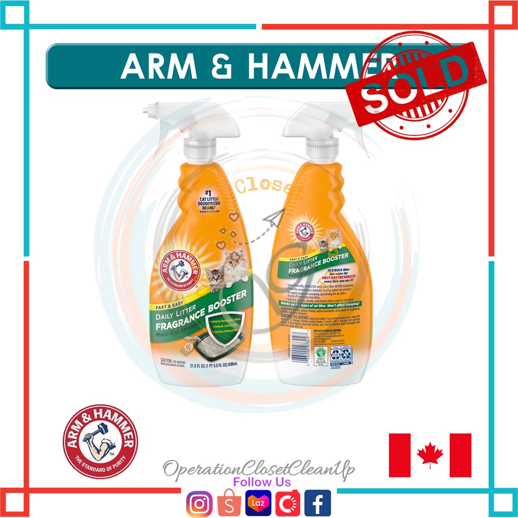 Arm & Hammer Daily Litter Fragrance Booster, 636mL Shopee Philippines