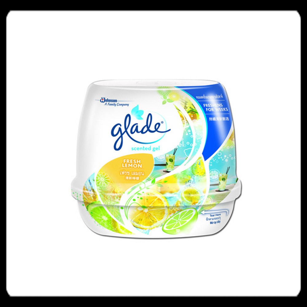 Glade Fresh Lemon Scented Gel 180 grams Shopee Philippines