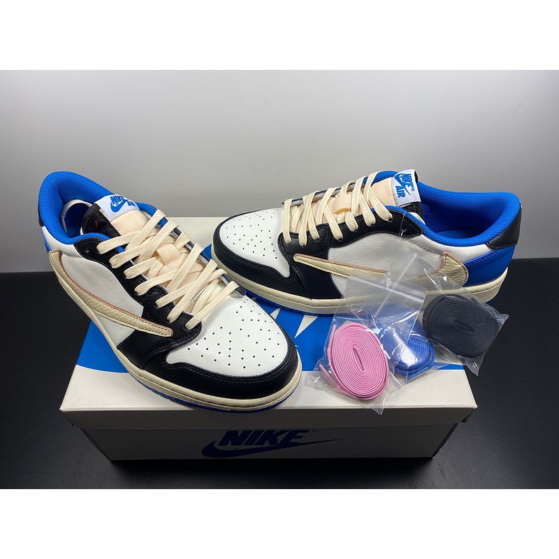 New Travis Scott X Fragment X Air Jordan 1 Low Og Men S And Women S Casual Sports Shoes Barb Reverse Shopee Philippines