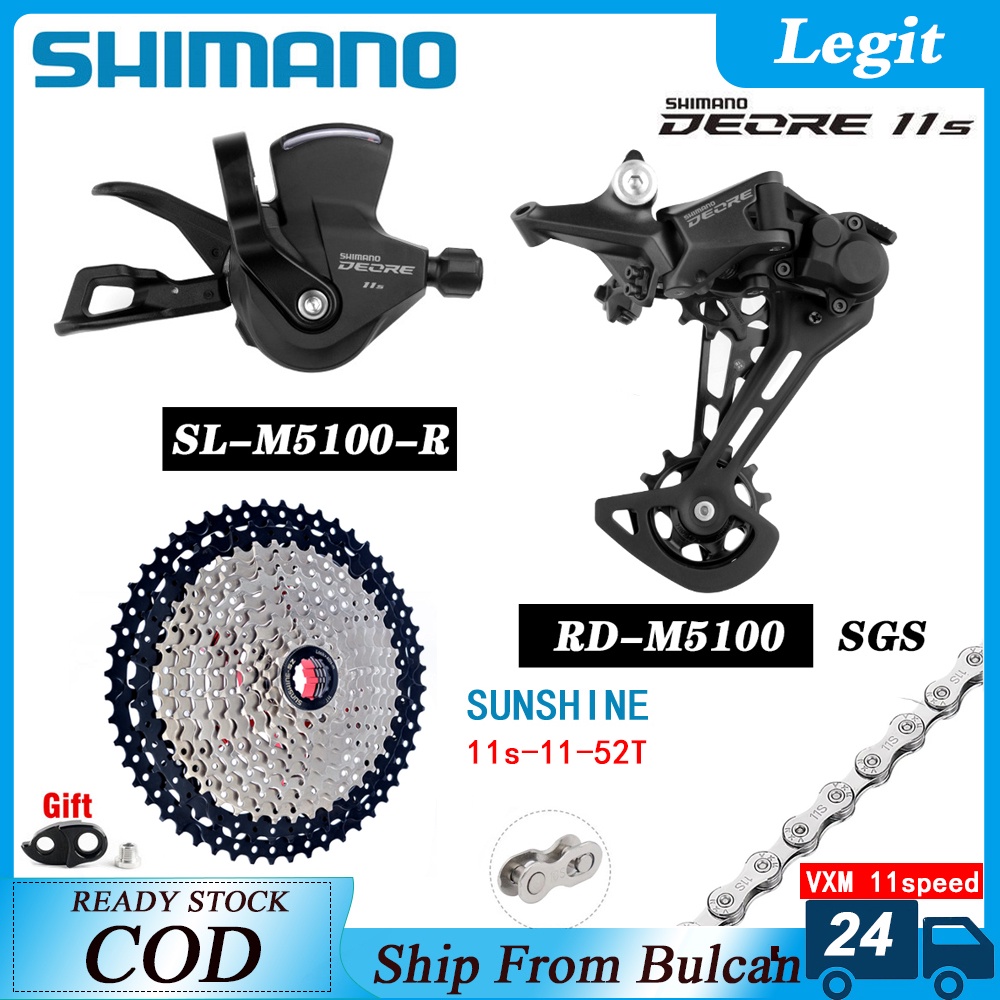 SHIMANO DEORE M5100 11Speed Groupset Shifter Rear Derailleur Cassette