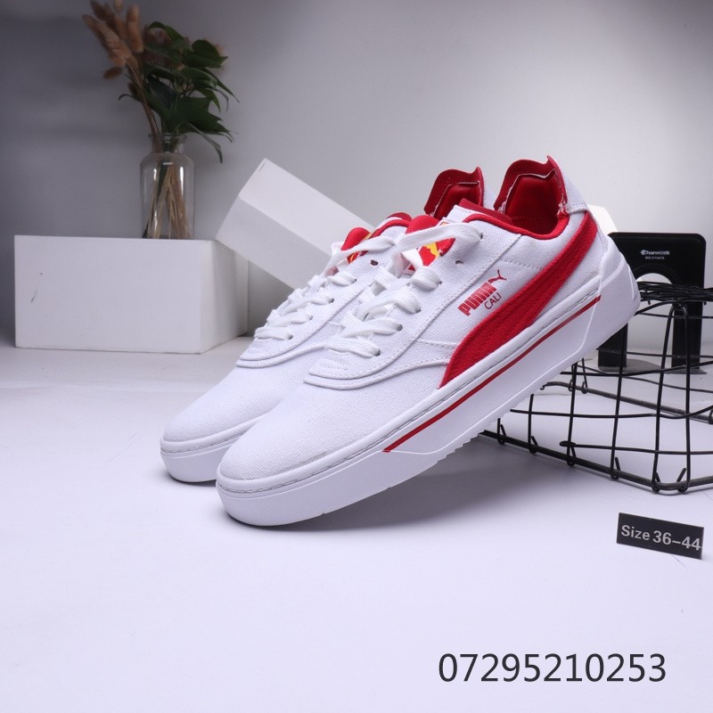 puma cali canvas white