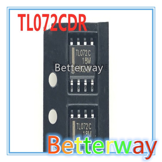 10PCS TL072CDR SOP8 TL072C SOP TL072 SMD 072CDR SOP-8 TL072CDT TL072C Dual Operational Amplifier I.262012177