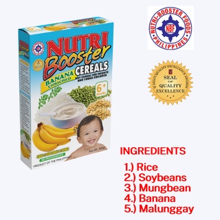 NUTRI BOOSTER BANANA 400grams BABY PORRIDGE, PUREE & CEREAL/ FOOD PICKY EATER & WEIGHT GAIN NO SUGAR #9