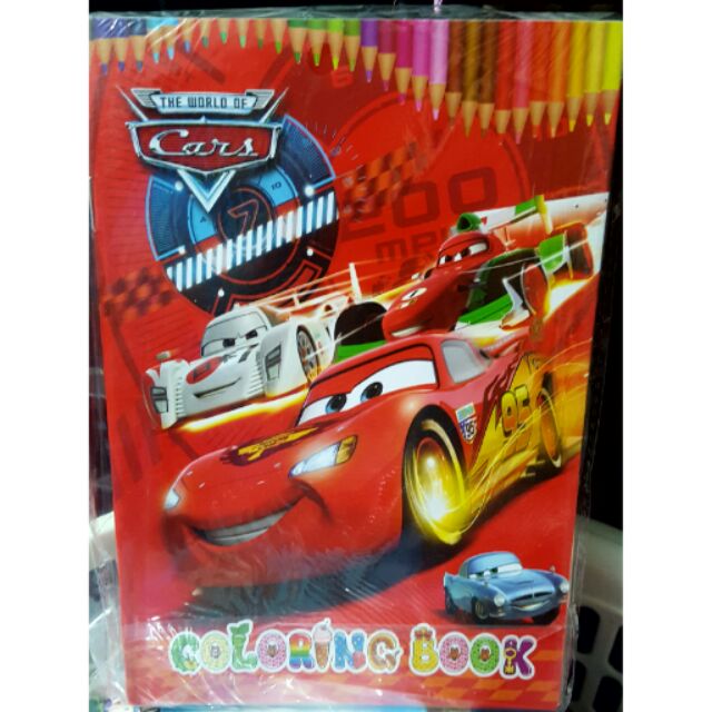 disney cars coloring book