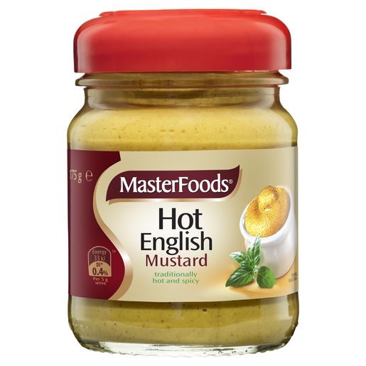 Masterfoods Hot English Mustard 175g Spicy Flavor 175g. Shopee