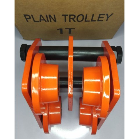 0.5 Ton Push Beam Track Roller Trolley Overhead Washers Included Adjustable 