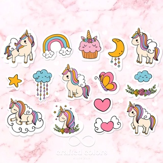 Cute Unicorn Stickers Collection | Shopee Philippines