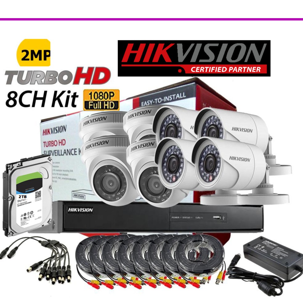 hikvision 8ch cctv kit