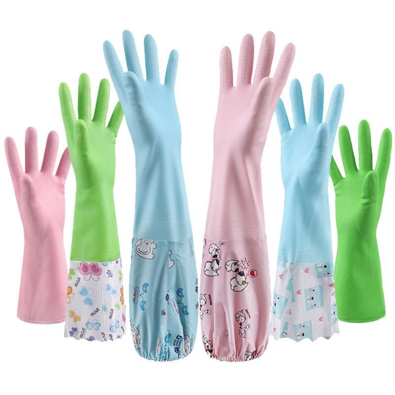 long dishwashing gloves