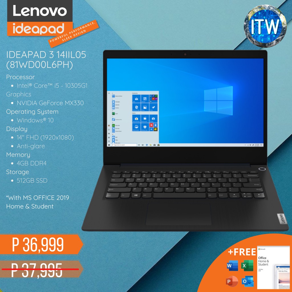 Lenovo ideapad 3 14iil05 обзор