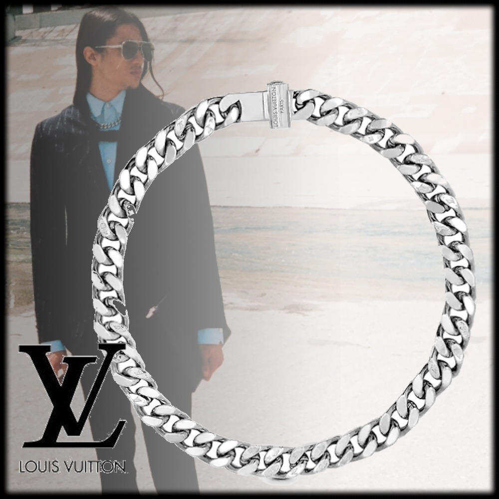 Shop Louis Vuitton Lv chain links necklace (M69987) by lifeisfun