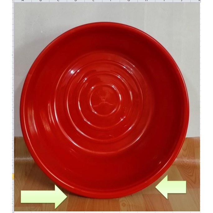 (003) BATYA BIG TUB Multipurpose ROUND Plastic Wash basin (ASSORTED