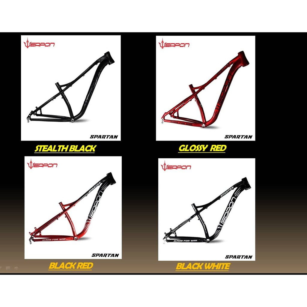 weapon frame mtb price