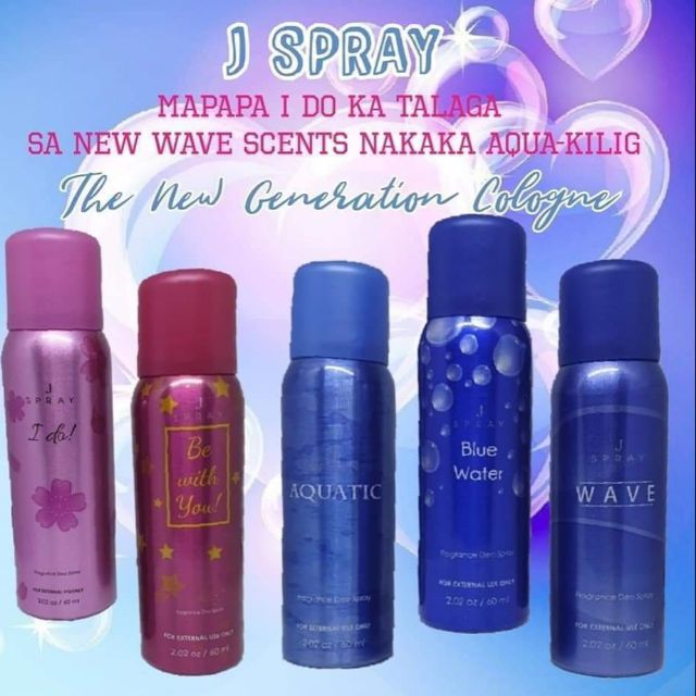 J SPRAY COLOGNE SPRAY | Shopee Philippines