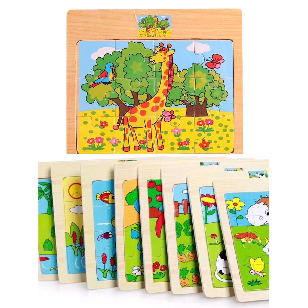 JLT Educational Wooden Puzzle | Shopee Philippines