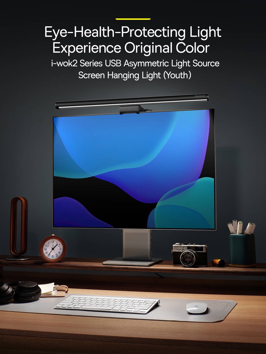 Baseus i-wok2 Series USB Asymmetric Light Source Screen Hanging Light ...