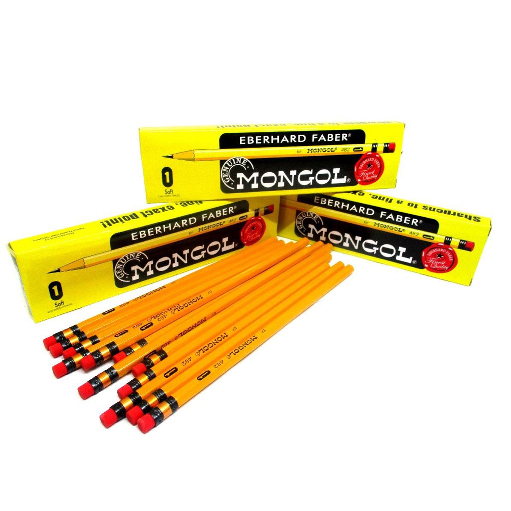 MONGOL Pencil (#1, #2) - 1 Box (12's) | Shopee Philippines