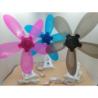 ZH BIG Clip Fan 5 Blades Large Clip Fan Table Clip Fan Big Fan portable desk/table fan Big Size Fan